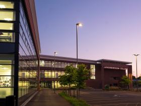 Loughborough College by night