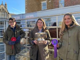 Winners at the Uppingham Fatstock Show