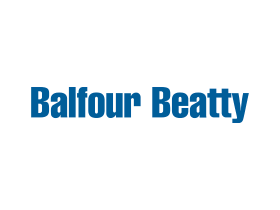 Balfour Beatty Logo - Blue logo on a white background