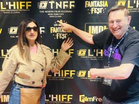 Rita and Keith at the Film Festival