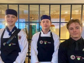 Lewis, Felix and Josh at the Toque d'Or semi finals