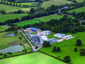 Brooksby from an aerial perspective