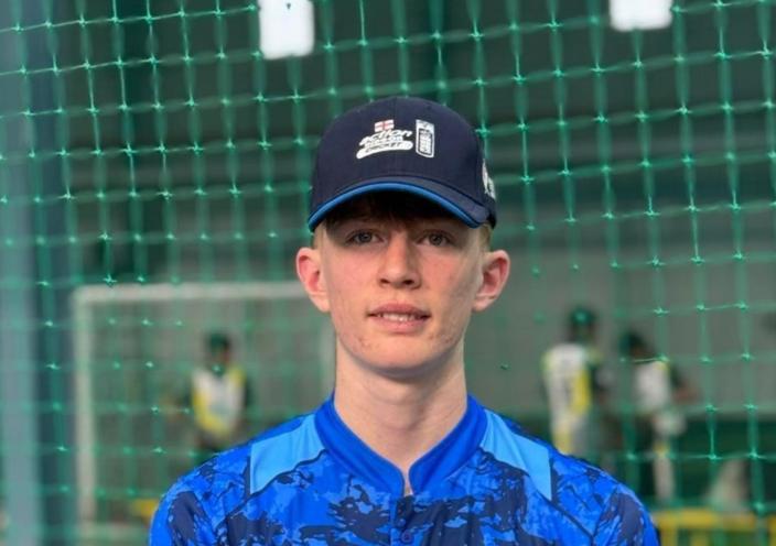 Indoor cricket player, Harry Forster