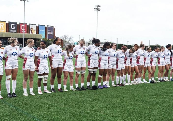 Some of the England Women's Rugby Team