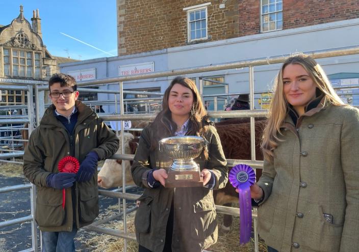 Winners at the Uppingham Fatstock Show