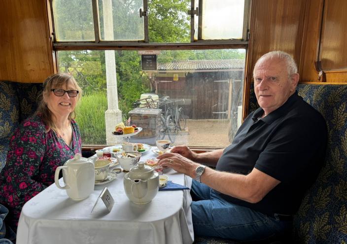 Peter and his wife