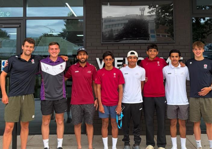 International triathlon visitors at Loughborough College