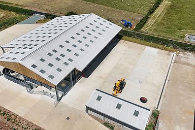 Exterior of the New Agri-Tech Livestock Accommodation
