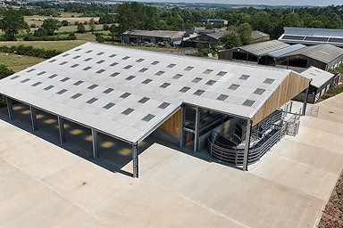 Exterior of the New Agri-Tech Livestock Accommodation
