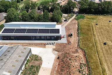 Exterior of the New Agri-Tech Centre