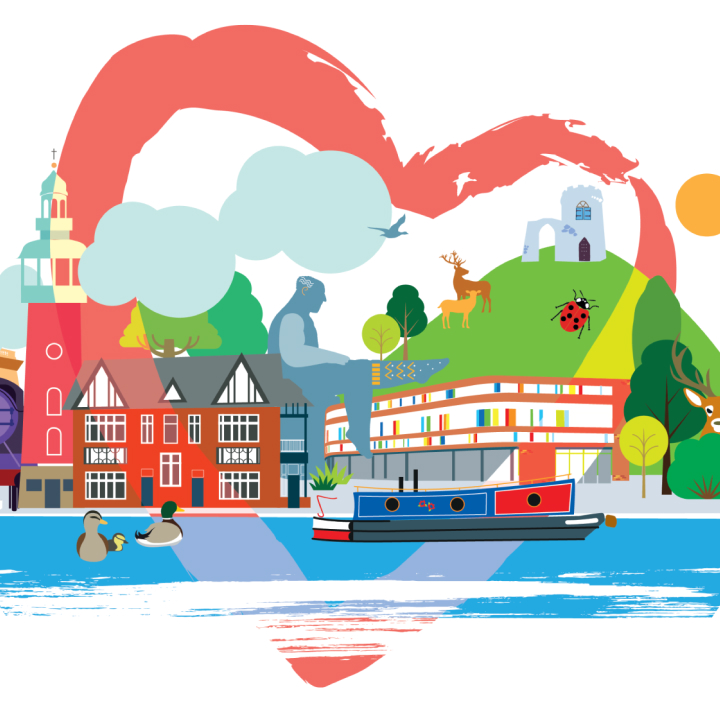 Illustration of Loughborough landmarks