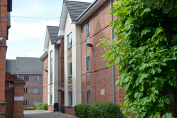 Exterior of the halls of accommodation