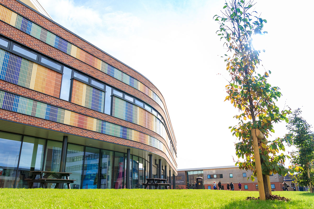 The Hub building in Loughborough College