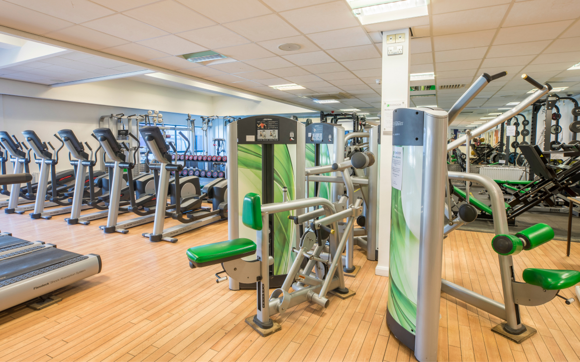 A fitness suite with resistance machines