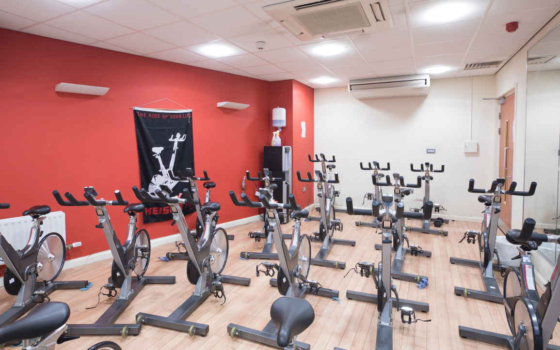 A spin studio